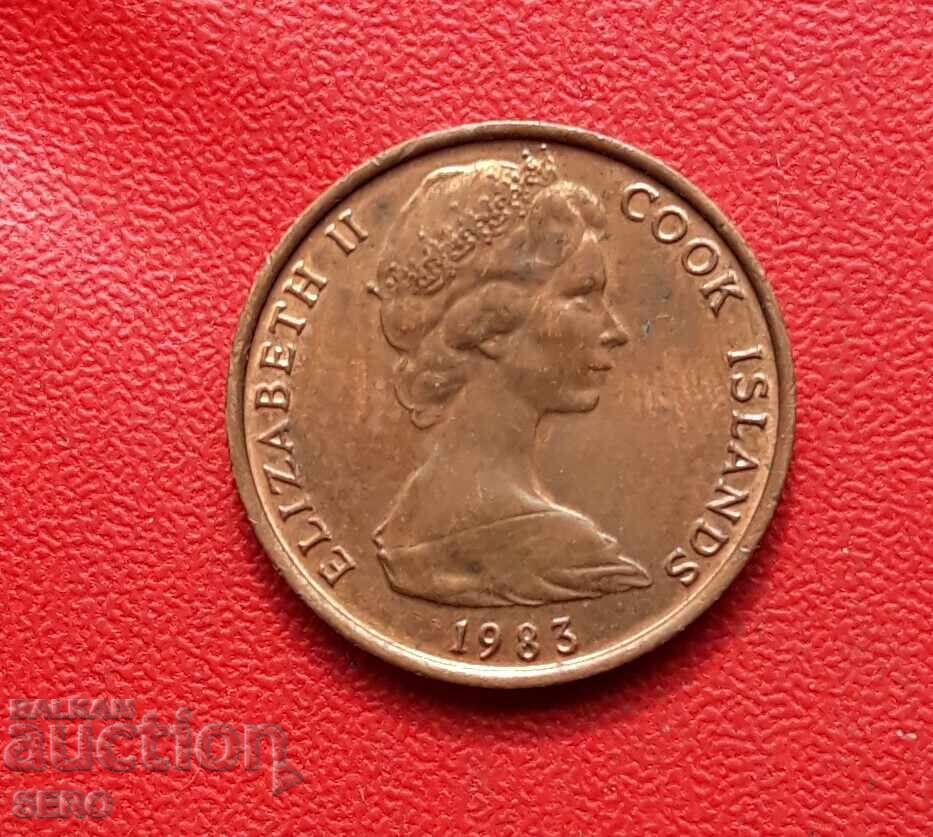 Cook Islands - 1 Cent 1983 with price 2.01 BGN | € 1.03 Cook Islands - 1 Cent 1983 with price 2.01 BGN | € 1.03