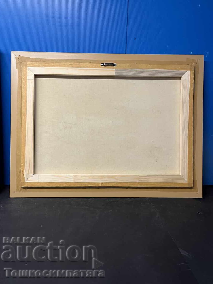 Παράδοση Έργο ζωγραφικής με λάδι "Ο Βασιλιάς της Σαβάνας"