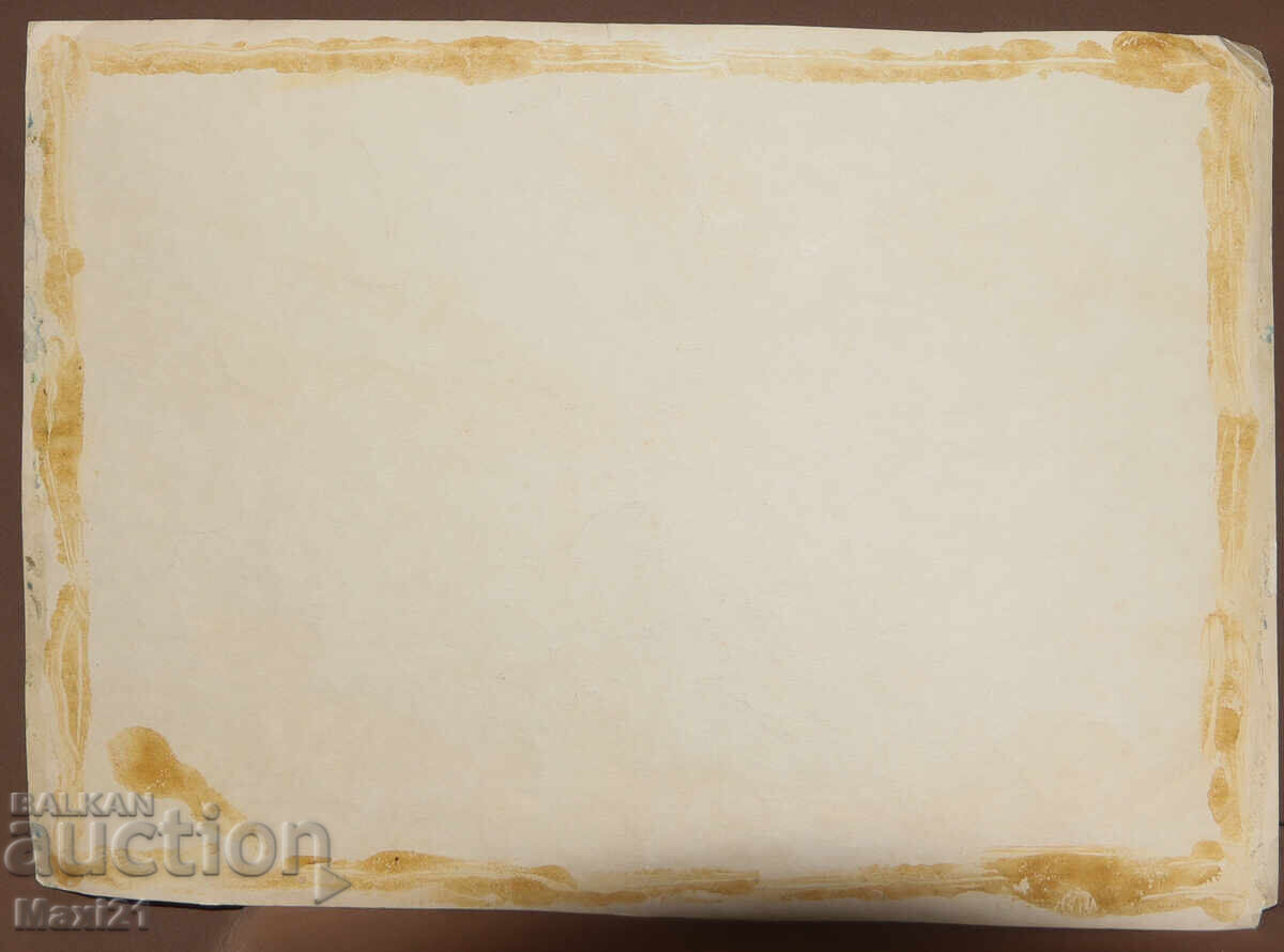 Πίνακας γκουάς φυσικό τοπίο ορειβατικό μονοπάτι - 7