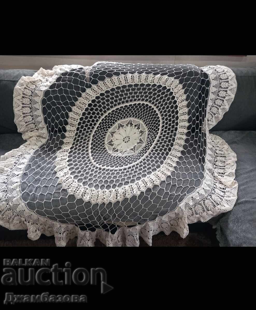 Hand-knitted tablecloth with price 60.00 BGN | € 30.68 Hand-knitted tablecloth with price 60.00 BGN | € 30.68