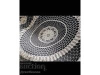 Pătură de masă tricotată manual