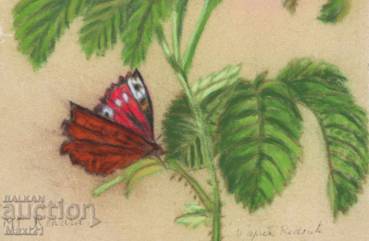 Παστέλ πίνακας όμορφο τριαντάφυλλο - 5