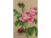 Картина пастел красива роза