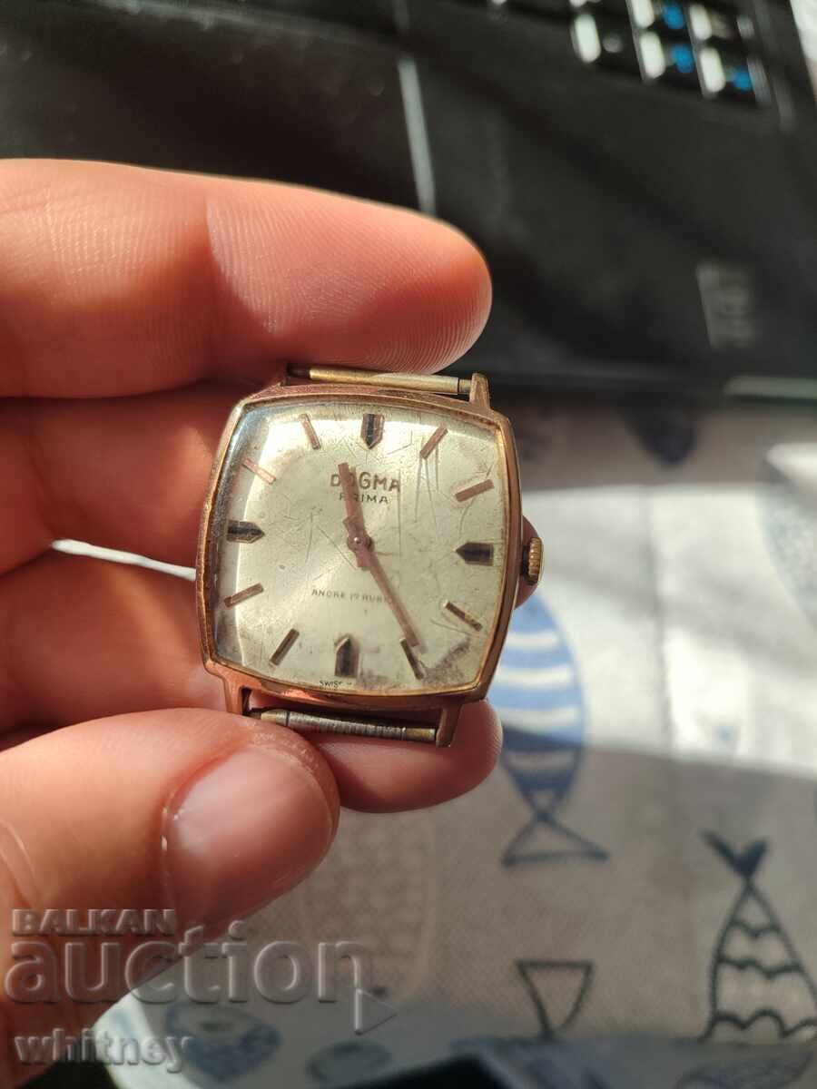 Dogma Watch 10 micron gold plating Dogma Watch 10 micron gold plating