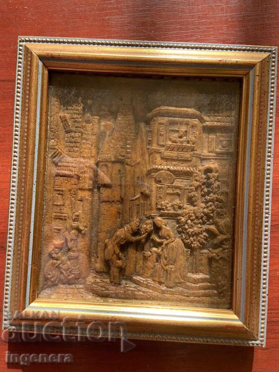 Old France Panel Frame Wax Relief Beauty