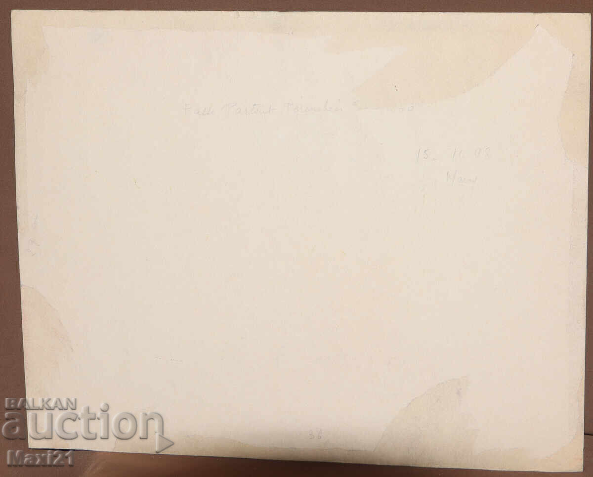 Παστέλ πίνακας νεκρής φύσης με φρουτιέρα - 7