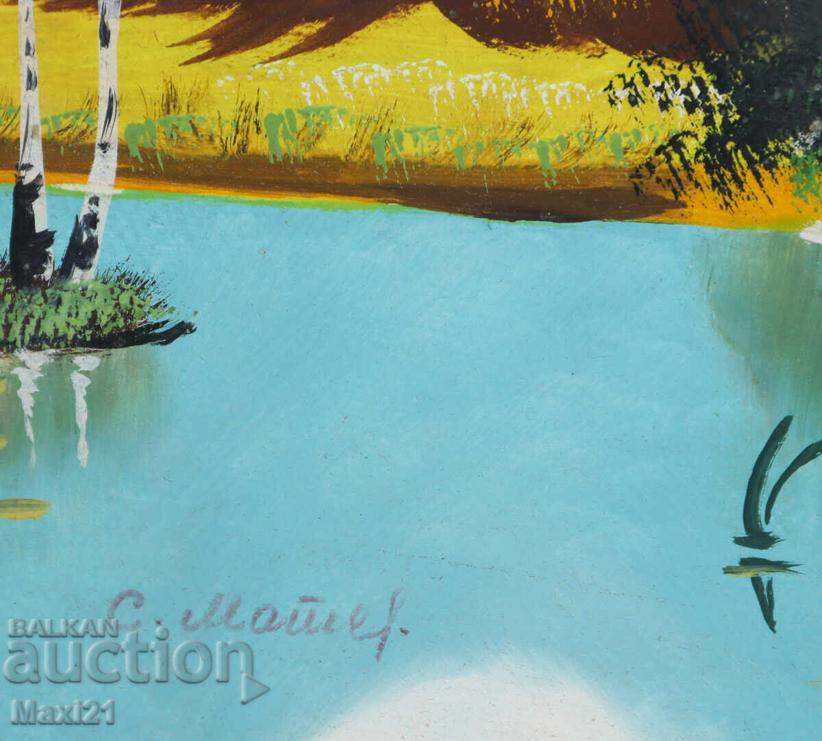 Tablou ulei pe pânză peisaj natural - 5