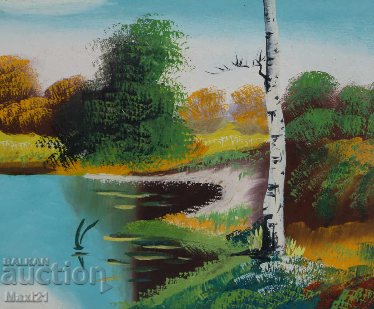 Tablou ulei pe pânză peisaj natural - 6