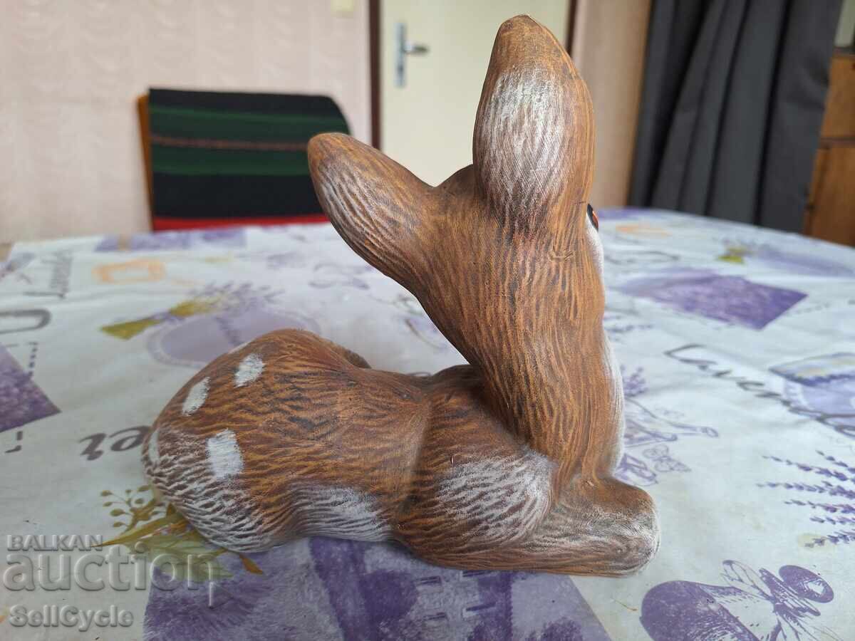 Auction  ✅ CLAY FIGURE FOR GARDEN - DOE❗