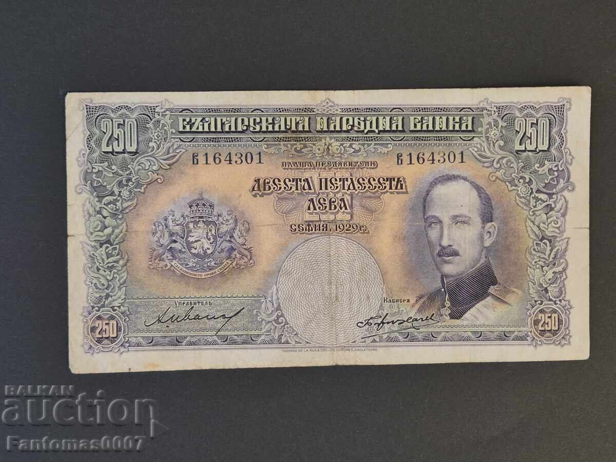 250 LEVA 1929 250 LEVA 1929