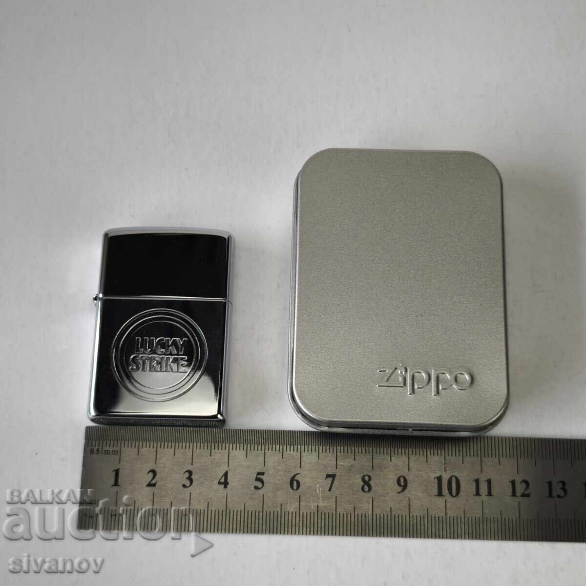 Zippo Lucky Strike Petrol Lighter Unused in box #6209 - 6 Zippo Lucky Strike Petrol Lighter Unused in box #6209 - 6