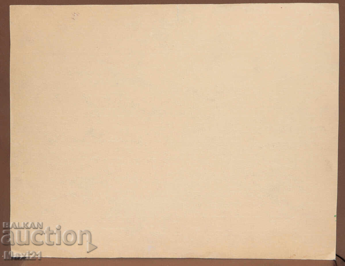 Landscape painting gouache beautiful mountain lake - 7