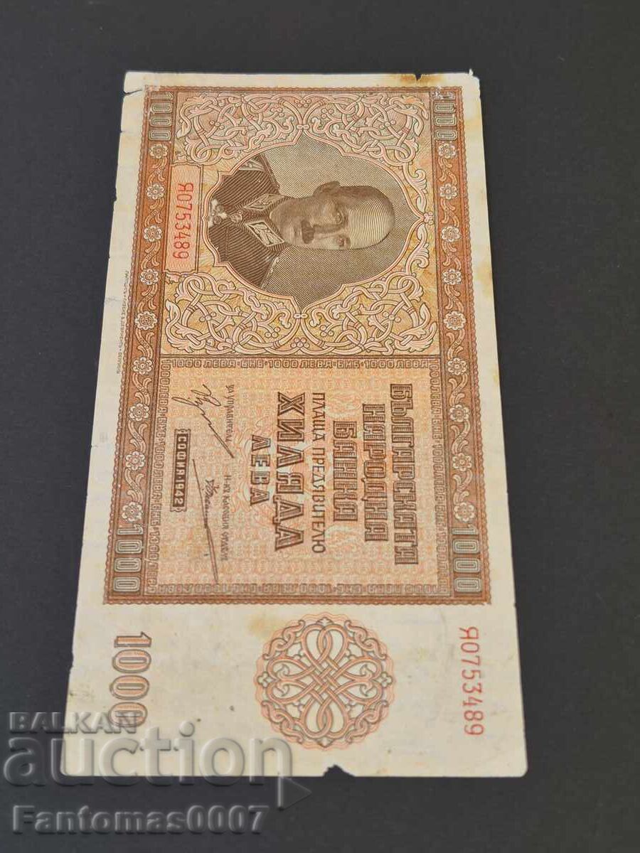 1000 LEVA 1942 - 5 1000 LEVA 1942 - 5