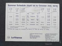 Avionul de aviație Lufthansa