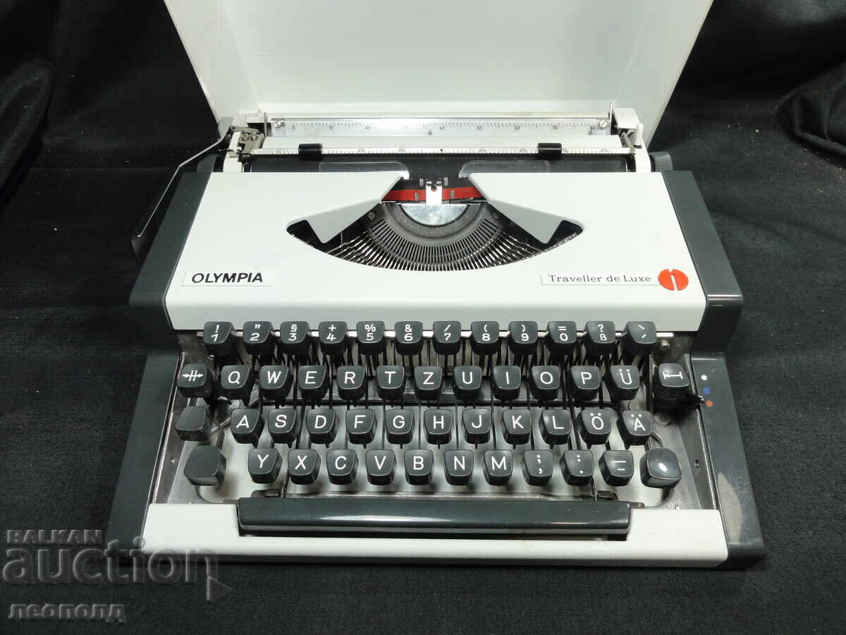 ΠΑΛΙΑ ΡΕΤΡΟ ΦΟΡΗΤΗ ΓΡΑΦΟΜΗΧΑΝΗ OLYMPIA TRAVELLER