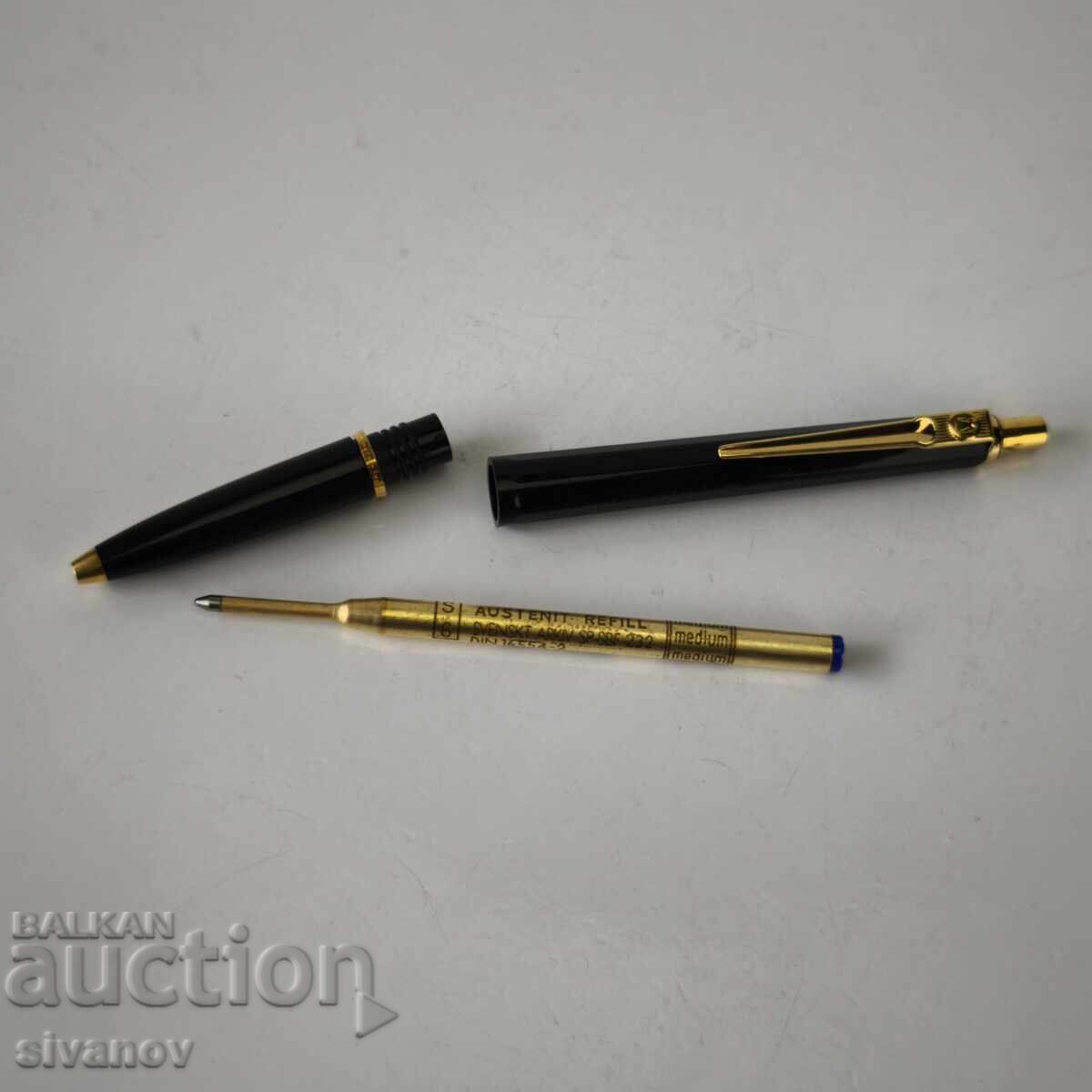 Стара химикалка Ballograf Epoca Sweden черна с позлата #6210 - 6 Стара химикалка Ballograf Epoca Sweden черна с позлата #6210 - 6