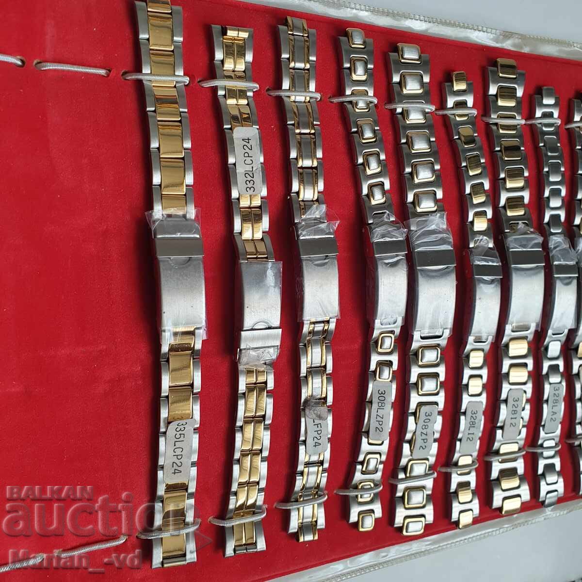 Auction  Brand new stainless steel chains - 9 pieces