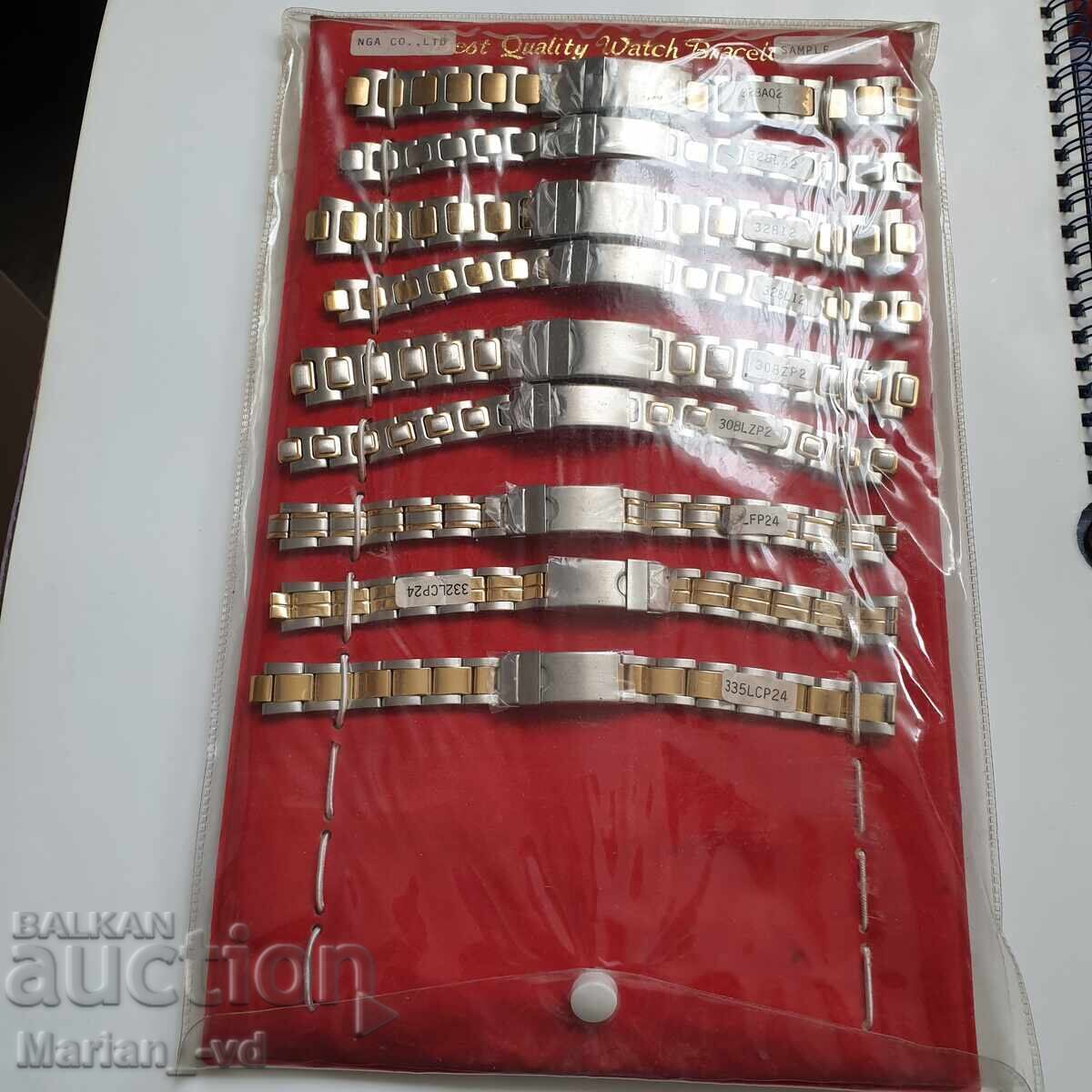 Brand new stainless steel chains - 9 pieces - 7