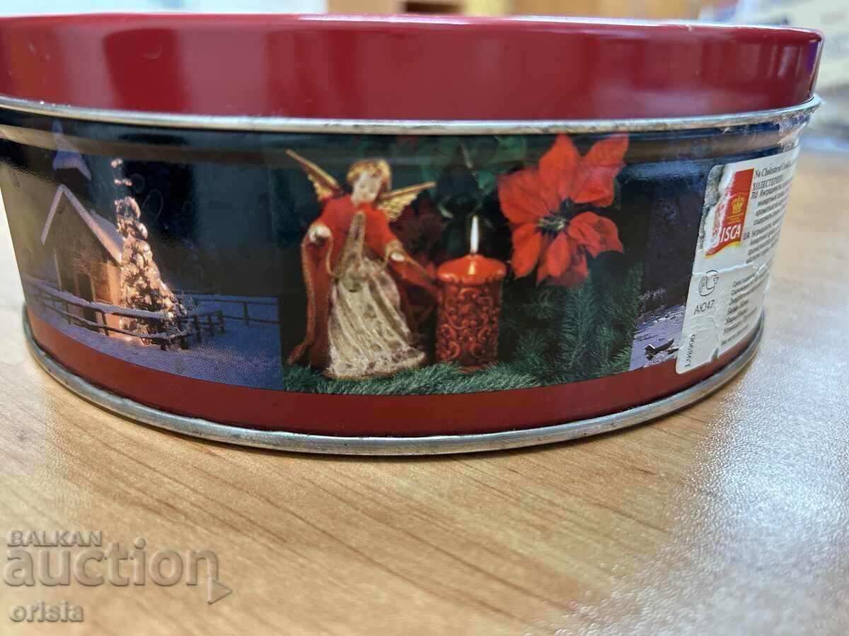 Christmas box for biscuits and sweets with price 6.00 BGN | € 3.07 Christmas box for biscuits and sweets with price 6.00 BGN | € 3.07