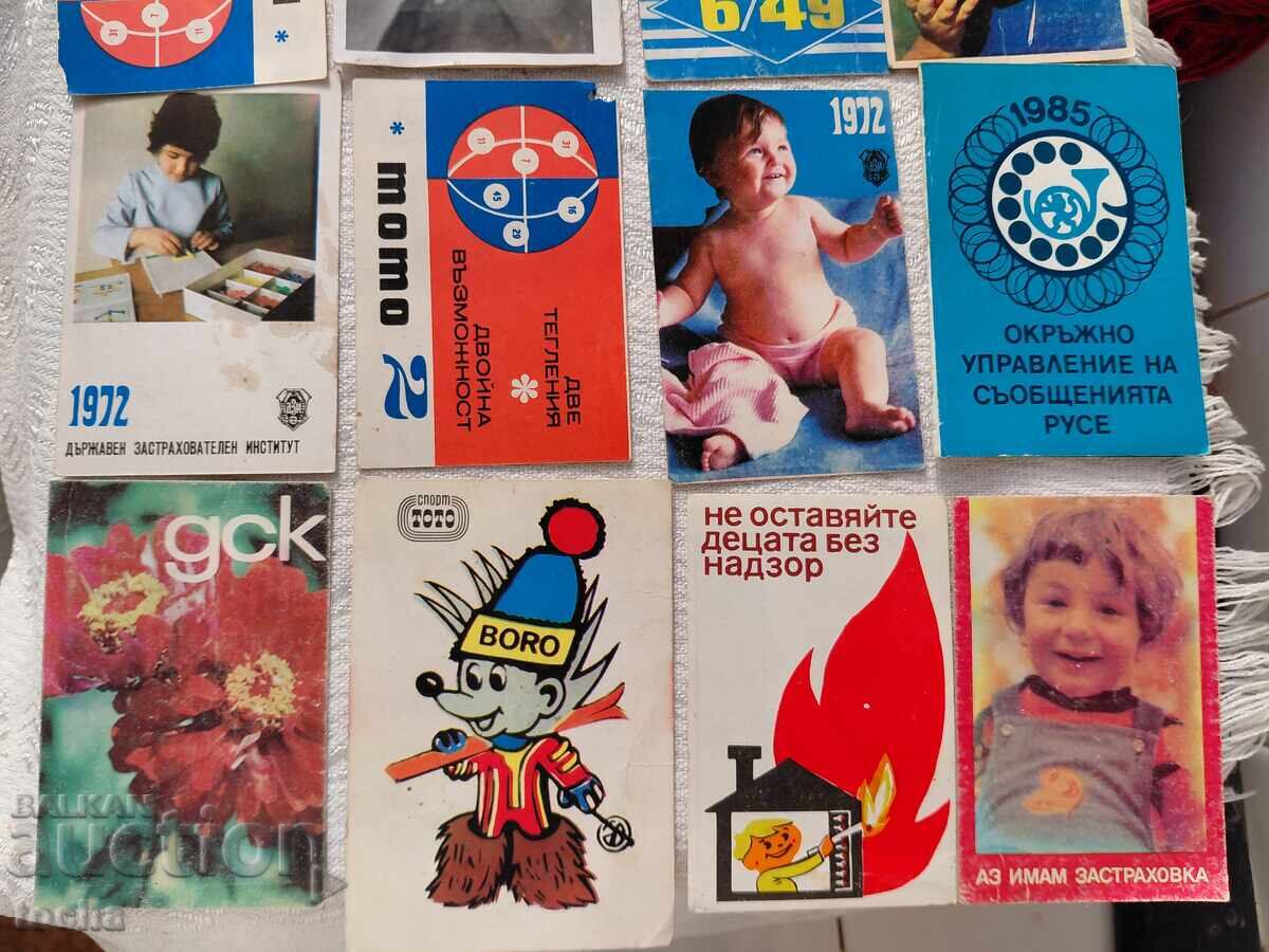 Auction Old Calendars 1968-86. BZC Auction Old Calendars 1968-86. BZC