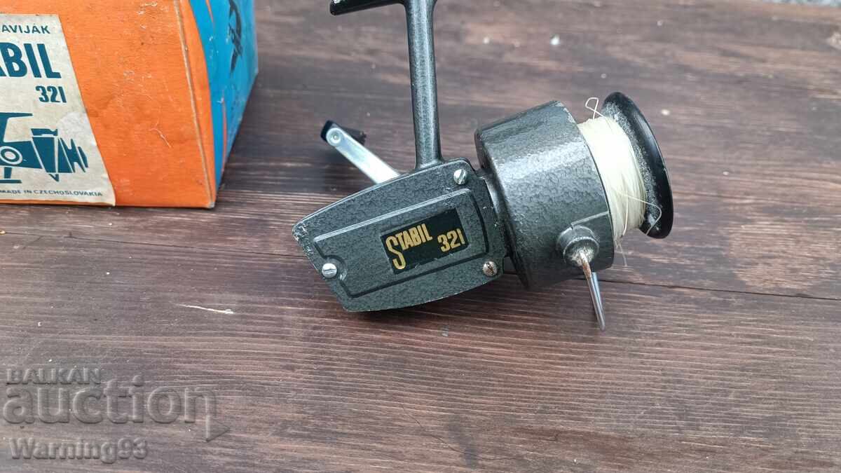 Fishing reel Stabil 321 - Made in Czechoslovakia - 5 Fishing reel Stabil 321 - Made in Czechoslovakia - 5