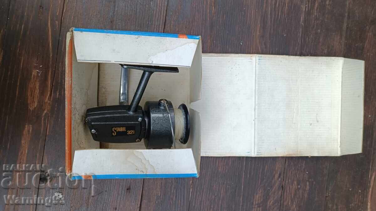 Fishing reel Stabil 321 - Made in Czechoslovakia - 7 Fishing reel Stabil 321 - Made in Czechoslovakia - 7