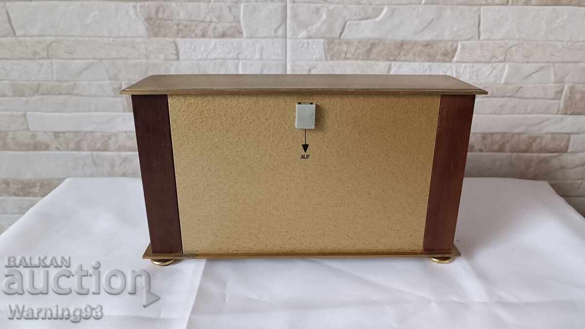 Bronze fireplace clock - Dugena - Antique - 1970's - 6