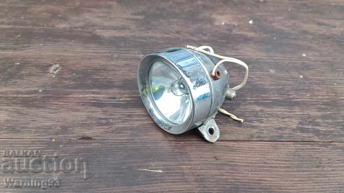 Old metal bicycle headlight with price 30.00 BGN | € 15.34