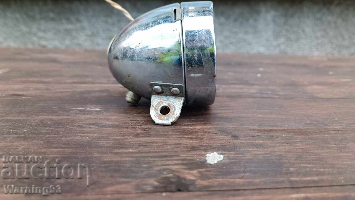 Old metal bicycle headlight - 5