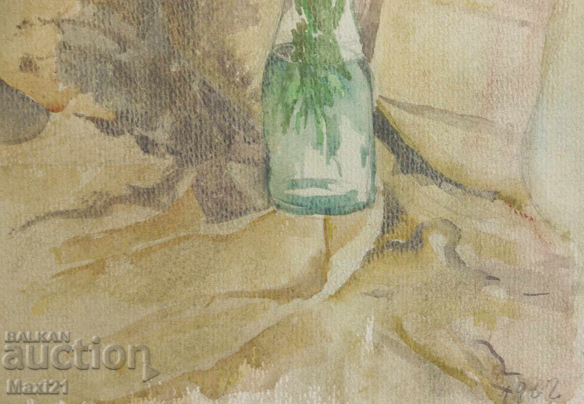 Натюрморт картина акварел 1962г. - 6