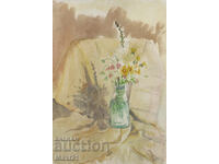 Still life watercolor painting 1962