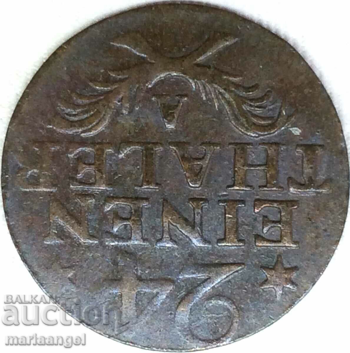 Δημοπρασία 1/24 thaler 1782 Βραδεμβούργο Πρωσία Γερμανία billon