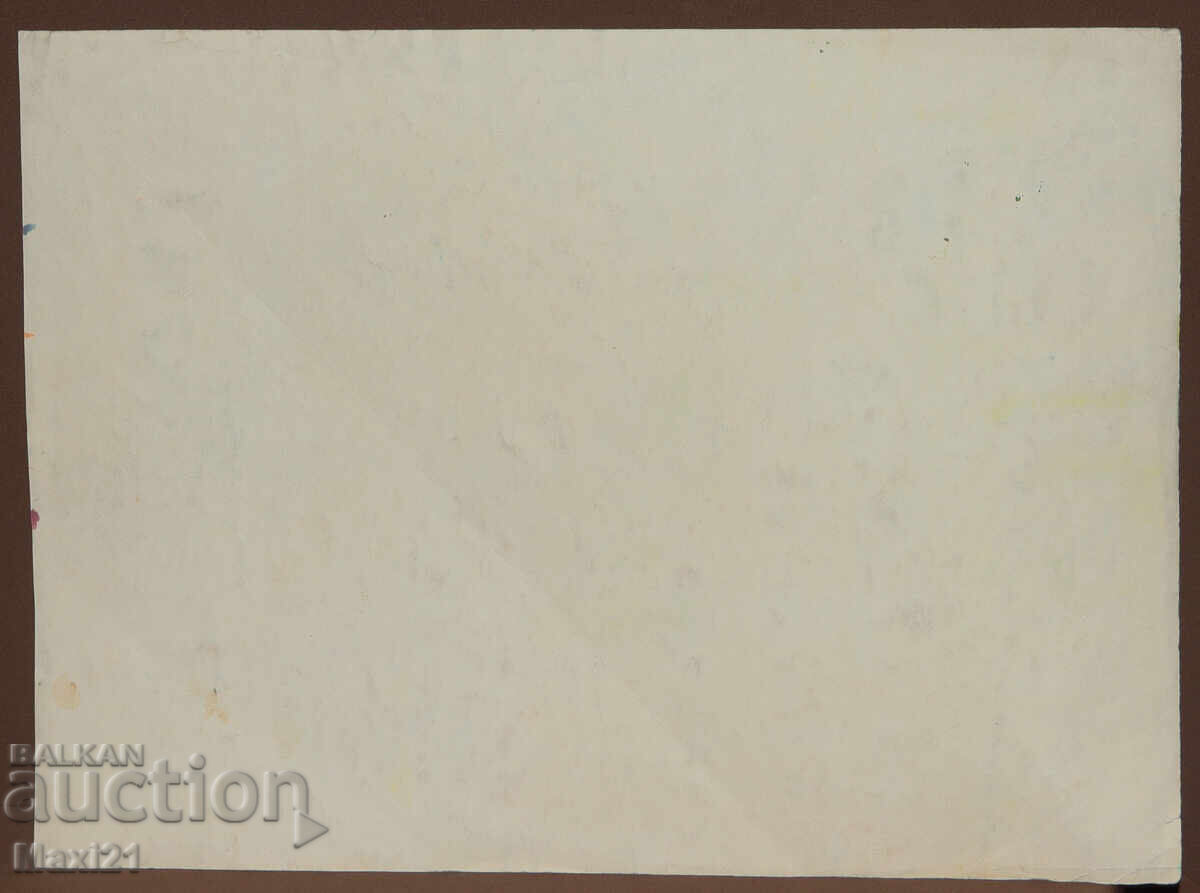 Ζωγραφική ακουαρέλα αστικό τοπίο - 6