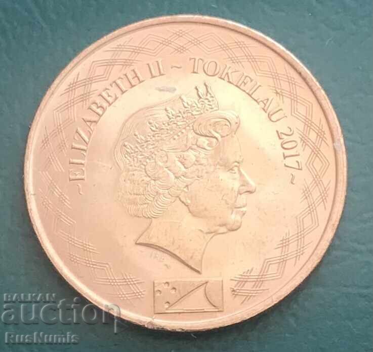Tokelau. 1 cent 2017 UNC. with price 4.80 BGN | € 2.45