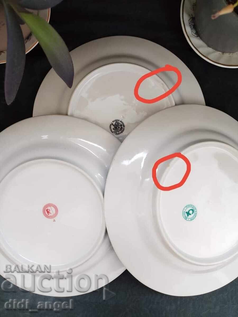 Auction  Set of Bulgarian plates
