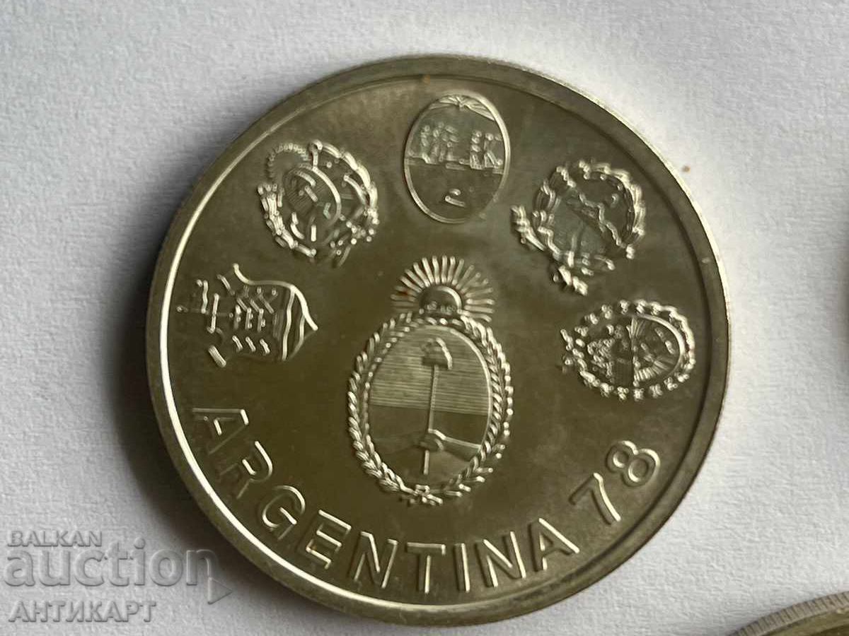 Delivery of Argentina 3 silver coins 1978 1000, 2000 and 3000 pesos