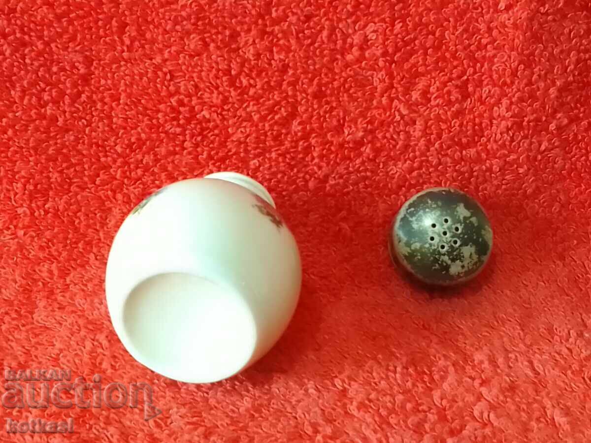 Παλιά πορσελάνινη αλατιέρα ζαχαριέρα - 6