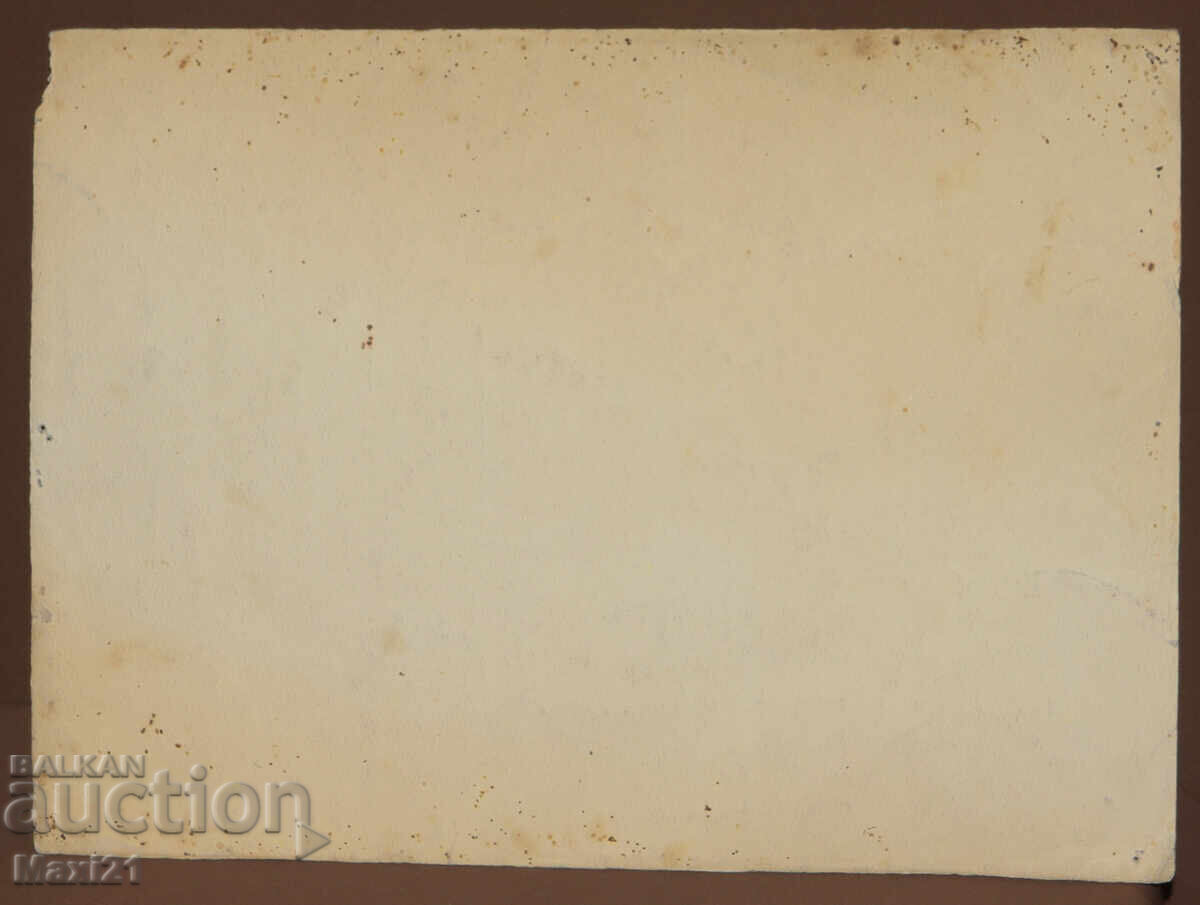 Ακουαρέλα τοπίο με τάφο - 6