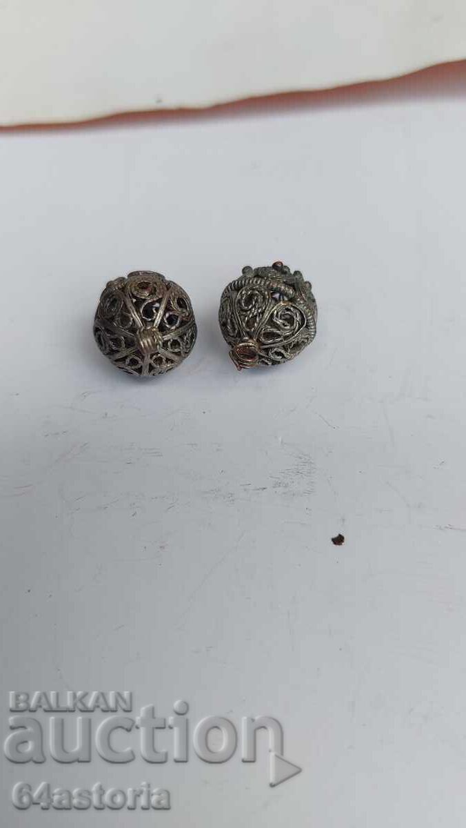 Φιλιγκράν, ασημένια, σκουλαρίκια, κουμπιά - 5 Φιλιγκράν, ασημένια, σκουλαρίκια, κουμπιά - 5