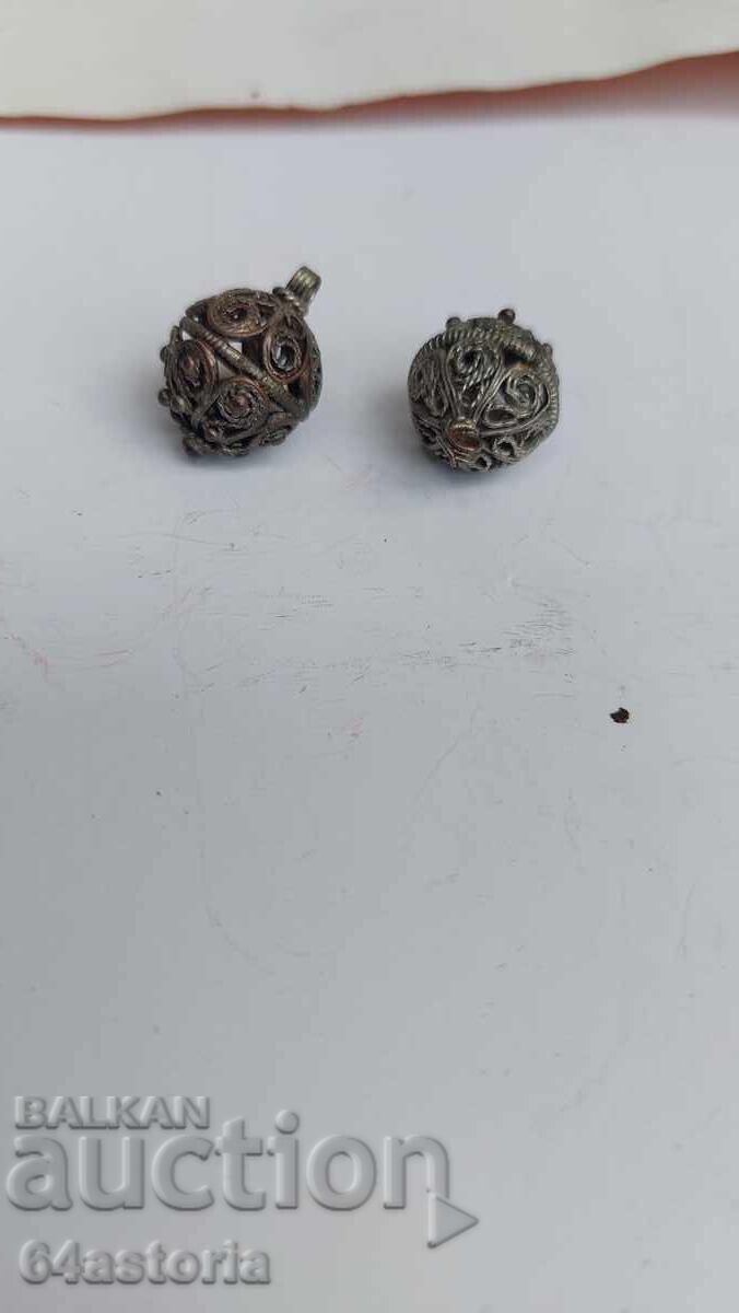 Φιλιγκράν, ασημένια, σκουλαρίκια, κουμπιά - 6 Φιλιγκράν, ασημένια, σκουλαρίκια, κουμπιά - 6