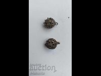 Филигран,сребърен,обеци, копчета