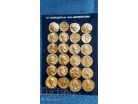 ЗЛАТО, Снимка на монетите на ИМПЕРАТОРА с автограф