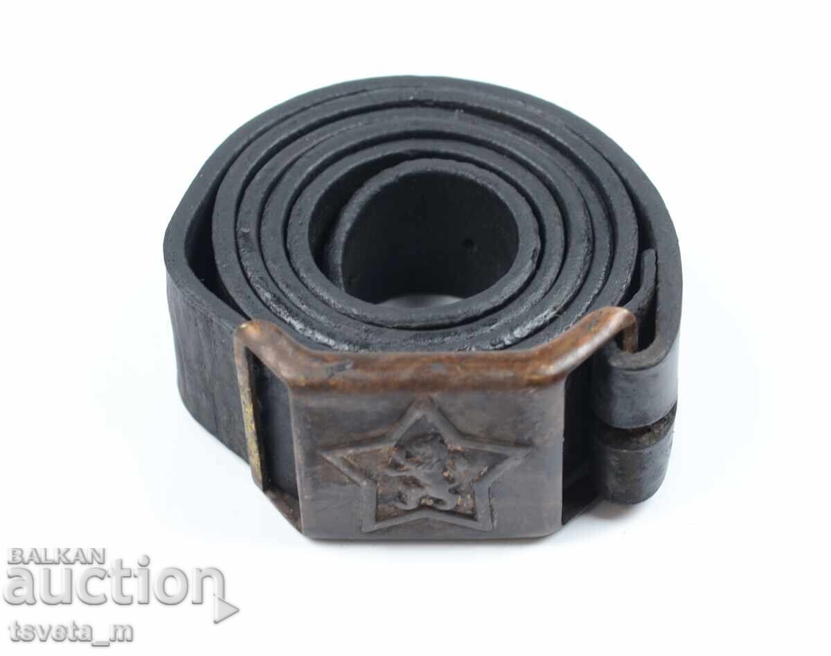 Soldier's leather belt with price 8.00 BGN | € 4.09 Soldier's leather belt with price 8.00 BGN | € 4.09