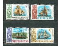 Islanda - Vapoare, serie completă curată, fără lipici