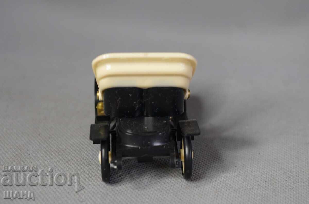 Παλιό τσέχικο πλαστικό παιχνίδι, μοντέλο ρετρό αυτοκίνητο με κουτί - 5