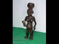 African bronze sculpture No. 7614