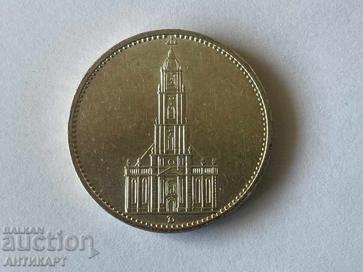 Germany Silver Coin 5 Reich Marks Reichsmark 1935 D with price 42.00 BGN | € 21.47 Germany Silver Coin 5 Reich Marks Reichsmark 1935 D with price 42.00 BGN | € 21.47