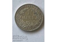 Germany Silver Coin 1 Mark 1886 Silver