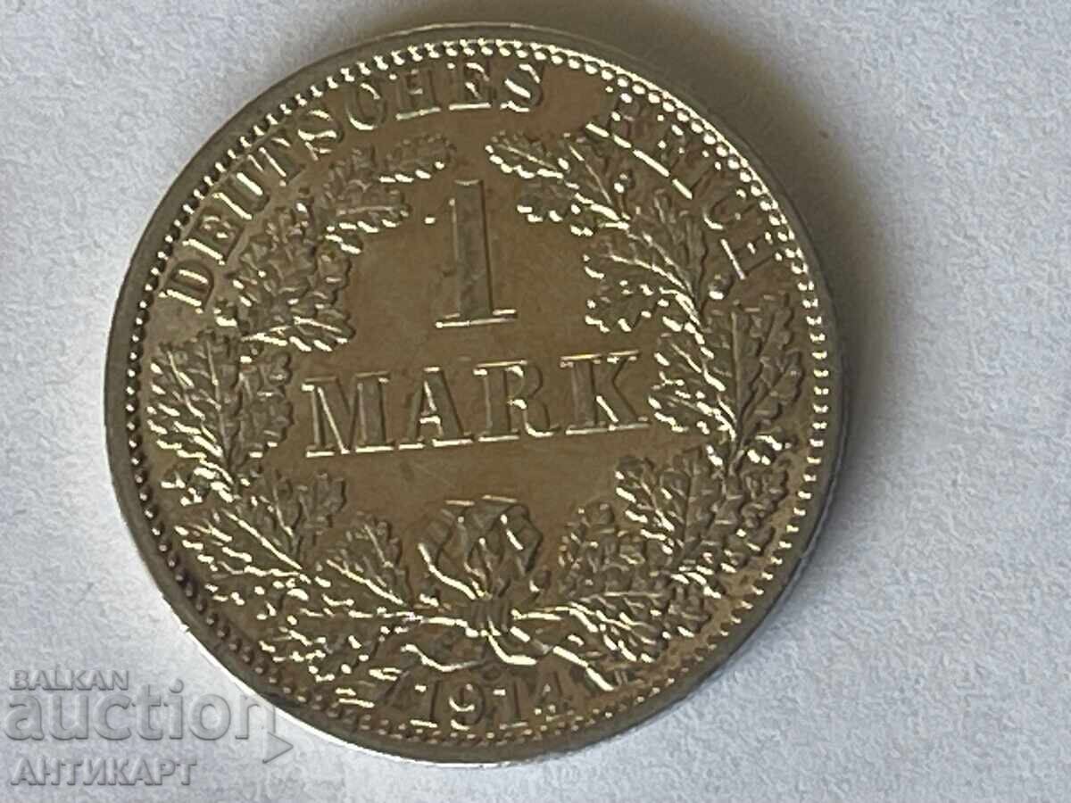 Auction Germany 2 silver coins 1 mark 1907 and 1914 silver Auction Germany 2 silver coins 1 mark 1907 and 1914 silver