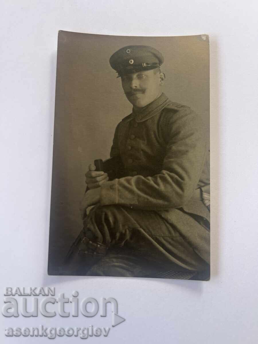 Photograph of a German officer, World War I